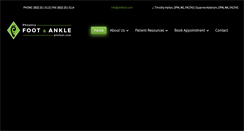 Desktop Screenshot of phoenixfoot.com